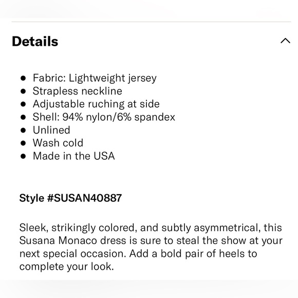 Susana Monaco - Gathered Side Tube Dress in Magenta - Picture 9 of 9